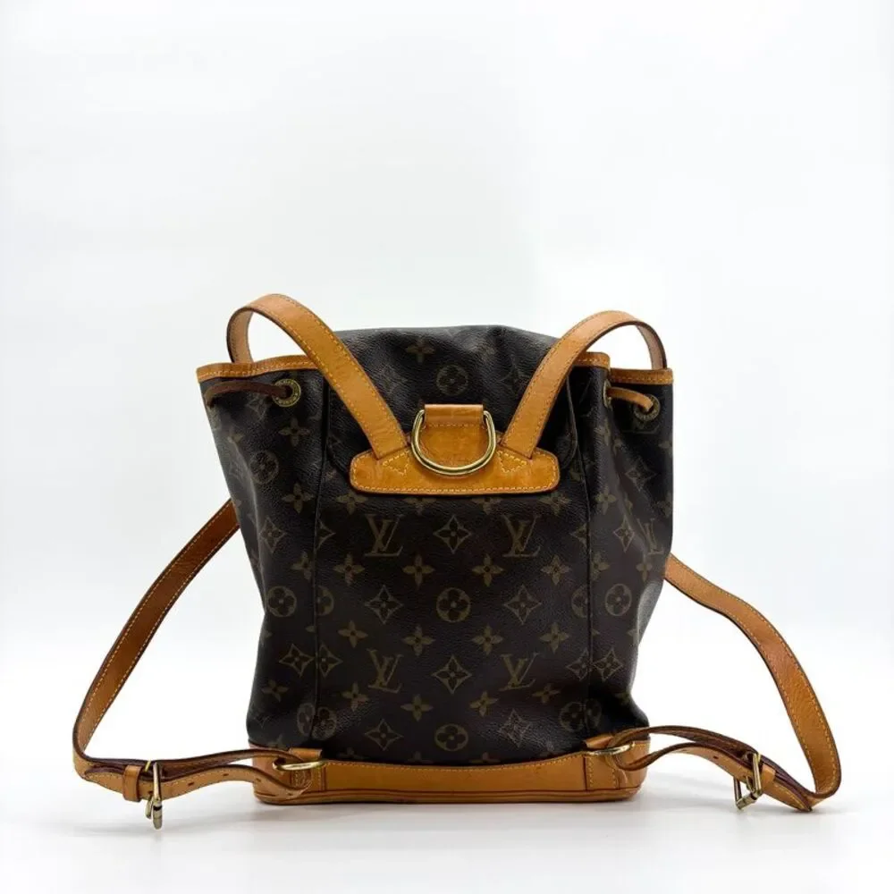 Louis Vuitton Monogram Montsouris MM Backpack Brown